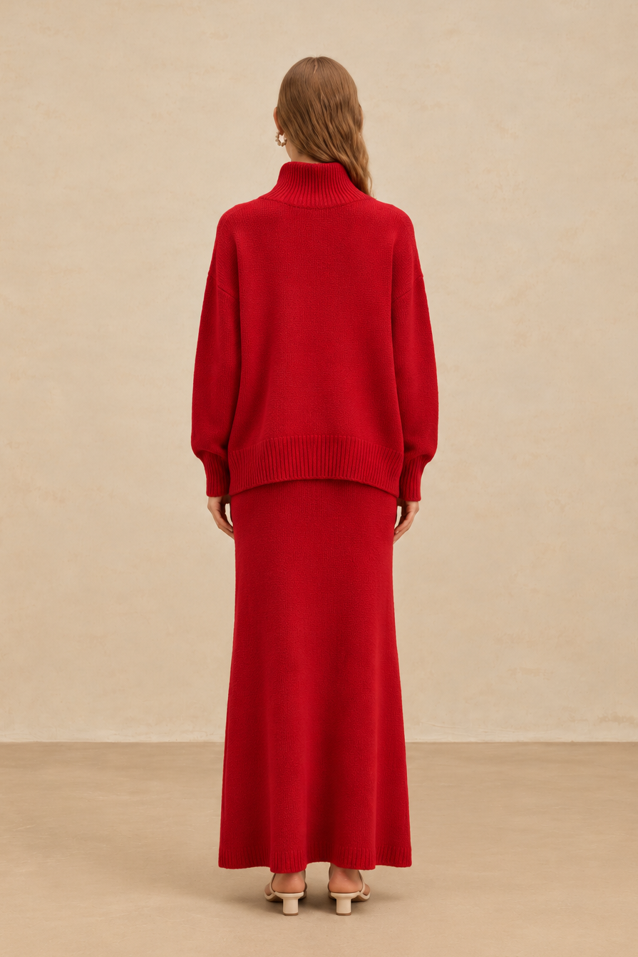 Krysedia Πλεκτό Σετ Τοπ και Παντελόνι | Πλεκτά Σετ - Knitwear Sets | Krysedia Knit Set with Top and Trousers