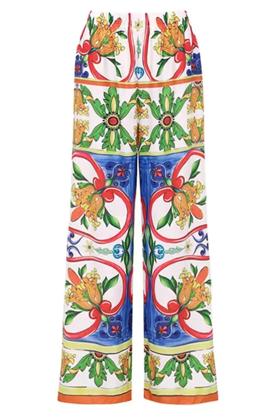 Solaria Majolica Ολόσωμο Μαγιό και Παντελόνα Παρεό Σετ | Μαγιό - Ολόσωμα - Swimwear One Piece | Solaria Majolica One Piece Swimsuit and Pareo Set