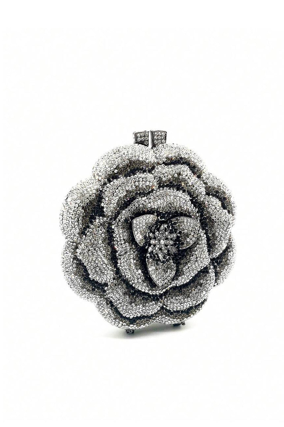 Rosavelle Crystal Flower Clutch