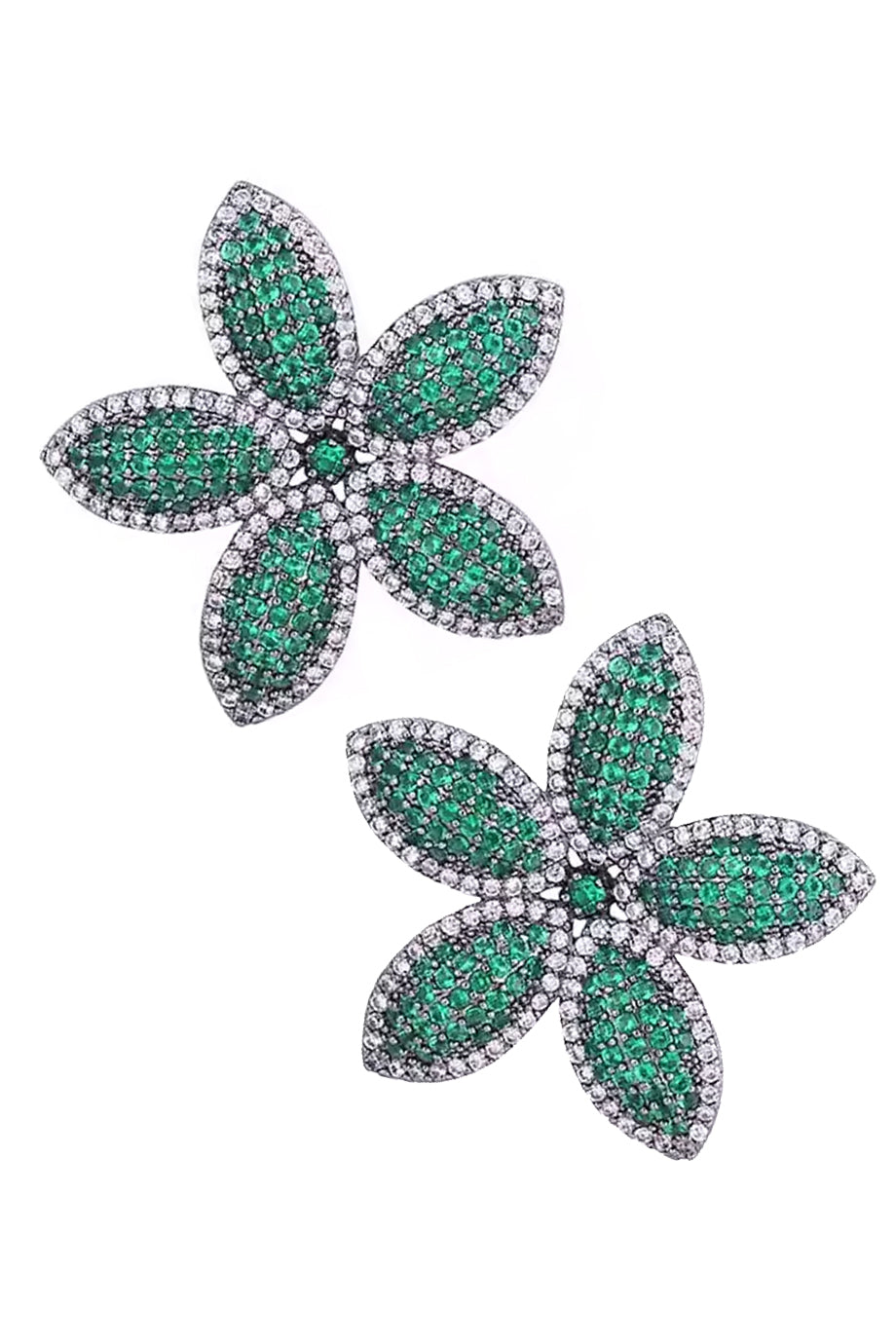 Eudora Σκουλαρίκια με Κρύσταλλα | Σκουλαρίκια Earrings Eudora Purple Crystal Earrings