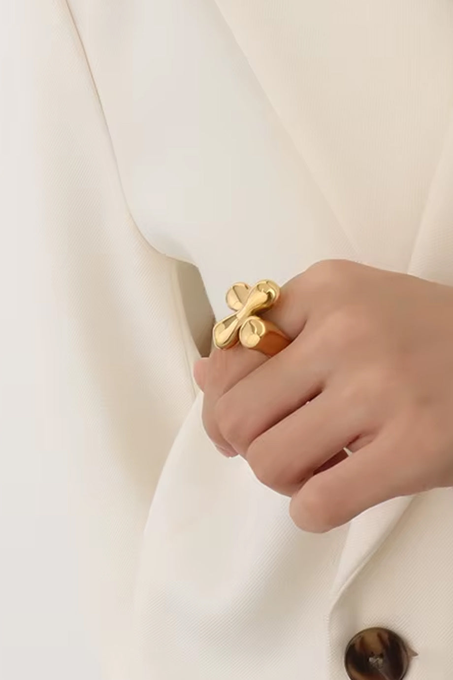 Lustrous Star Χρυσό Δαχτυλίδι | Κοσμήματα - Δαχτυλίδια - Rings | Lustrous Star Gold Ring