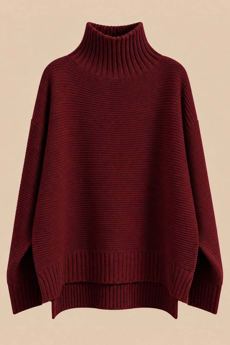 Marlowe Oversized Πλεκτό Πουλόβερ με Ζιβάγκο | Τοπ, Μπλούζες Knits Knitwear| Marlowe Oversized Turtleneck Sweater