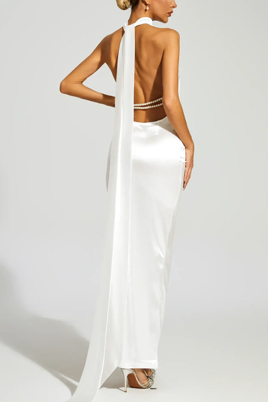 Simone Λευκό Εξώπλατο Φόρεμα | Φορέματα - Dresses | Simone White Backless Dress