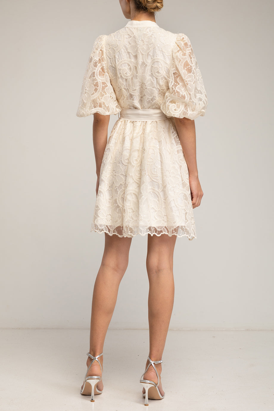 Theoline Μίνι Φόρεμα με Δαντέλα | Βραδινά Φορέματα Evening Dresses | Theoline Mini Lace Dress