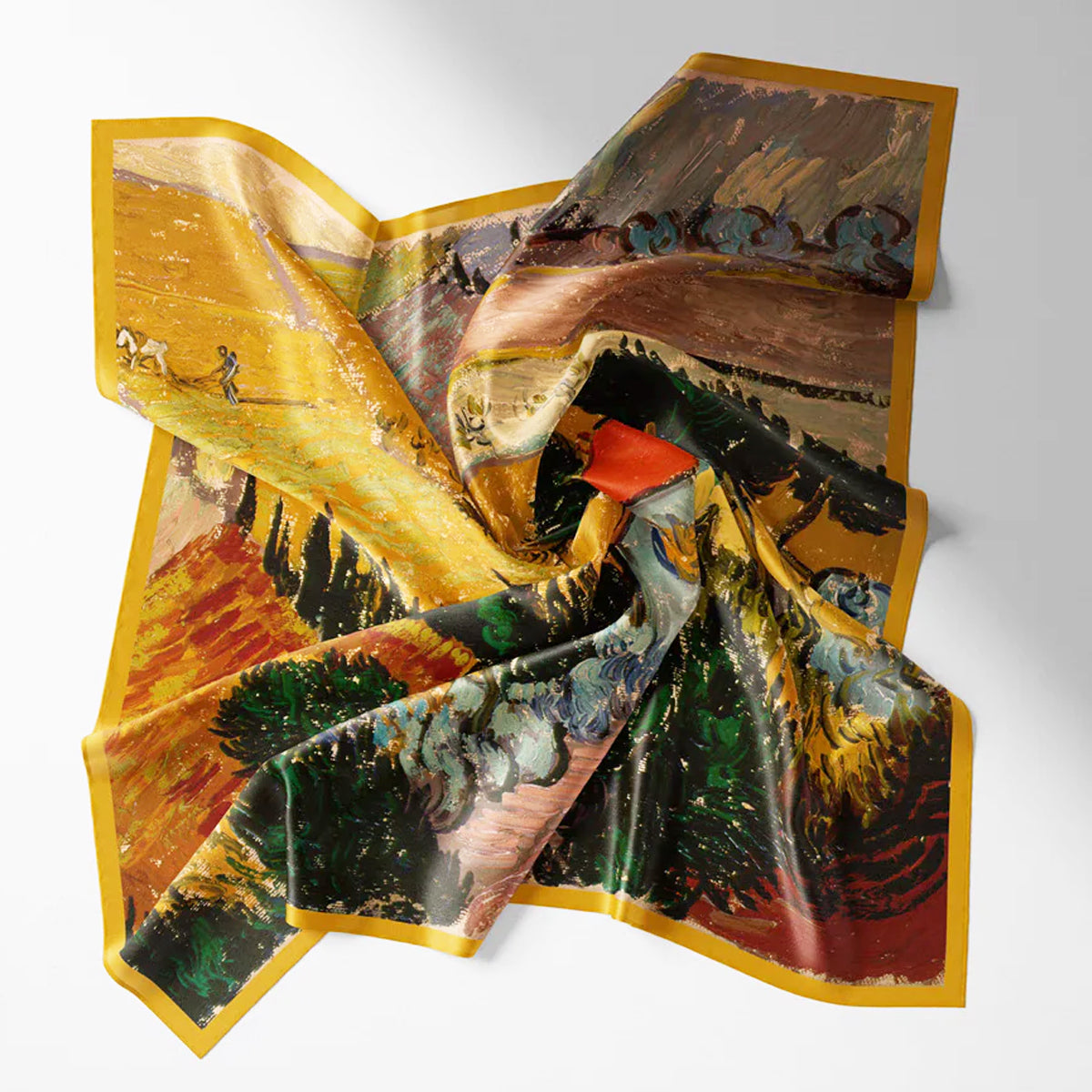 Evelaine Schal mit Landschaftsmotiv