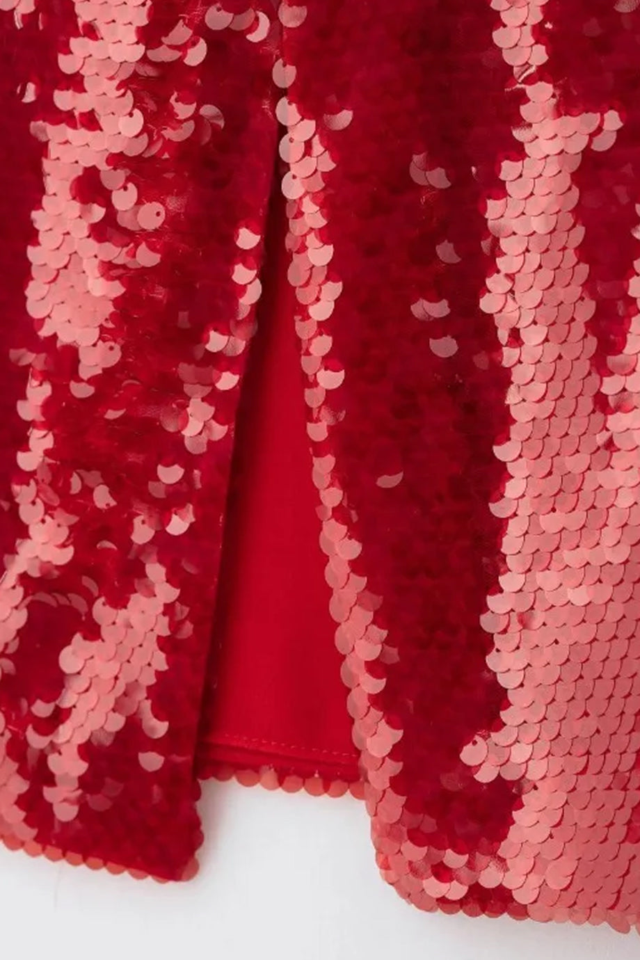 Vesperine Red Sequin Skirt