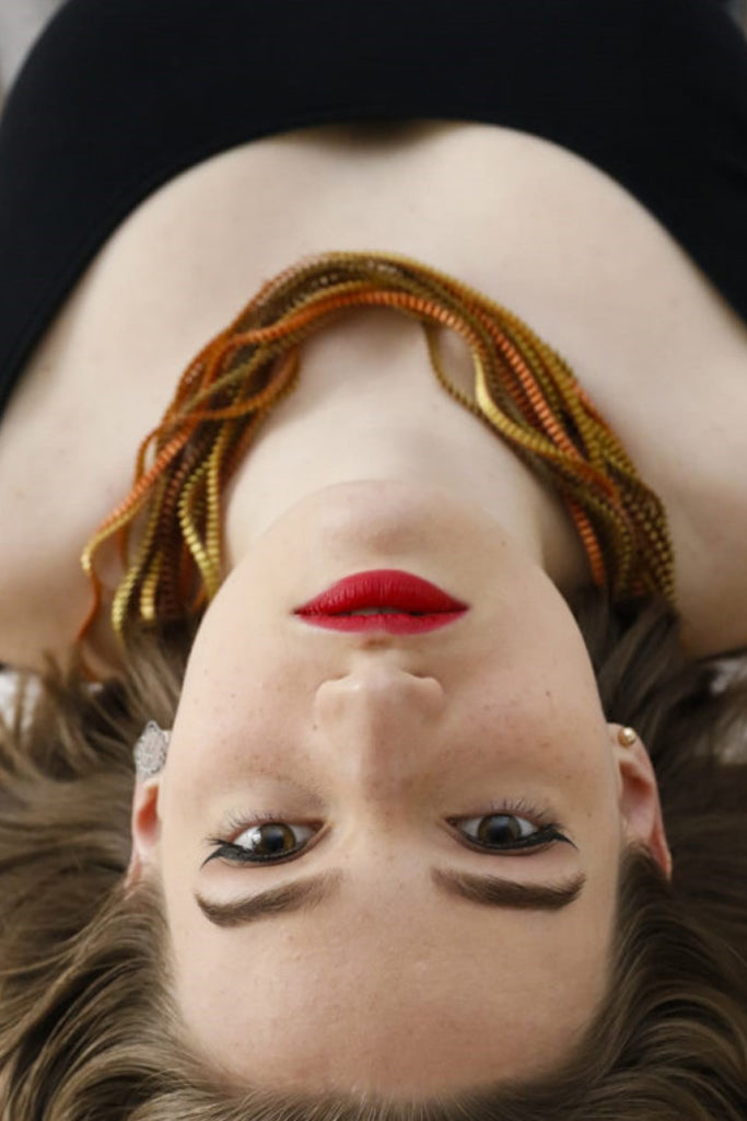 Essilp Bunte Stoffhalskette