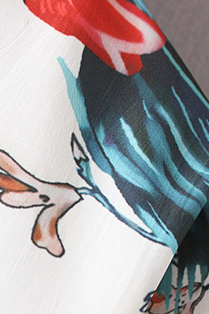 Mariel Πολύχρωμο Εμπριμέ Κιμονό | Γυναικεία Ρούχα - Beachwear - Loungewear