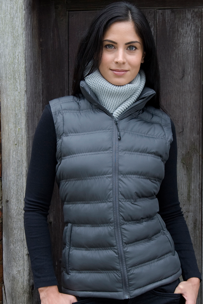 Galberta Γκρι Θερμικό Αμάνικο Μπουφάν | Γυναικεία Ρούχα - Μπουφάν