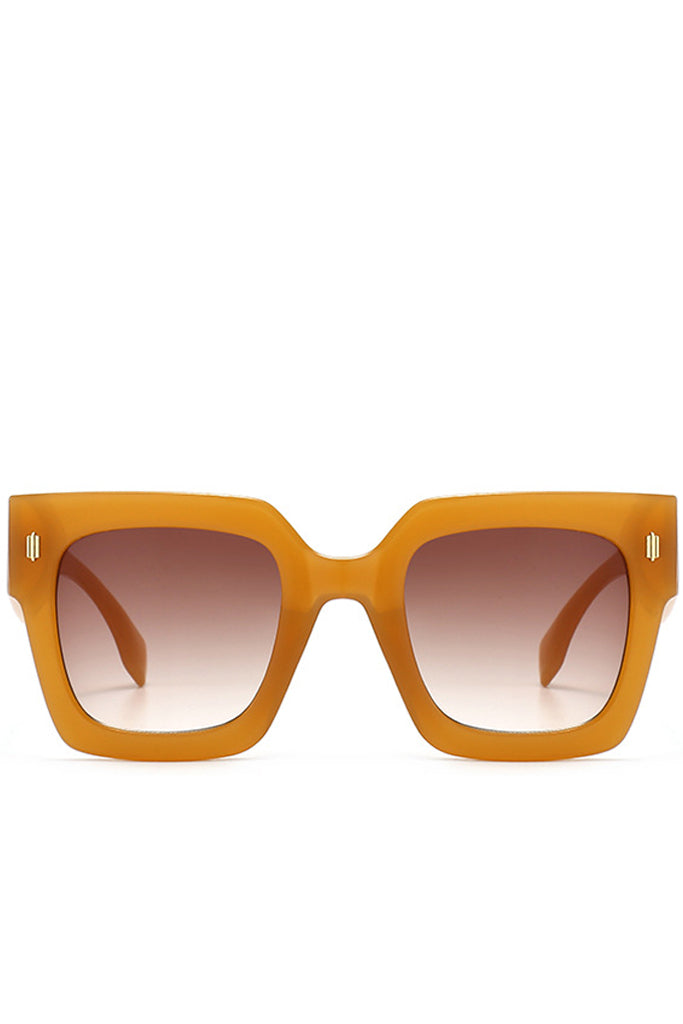 Genta Blue Übergroße quadratische Modesonnenbrille