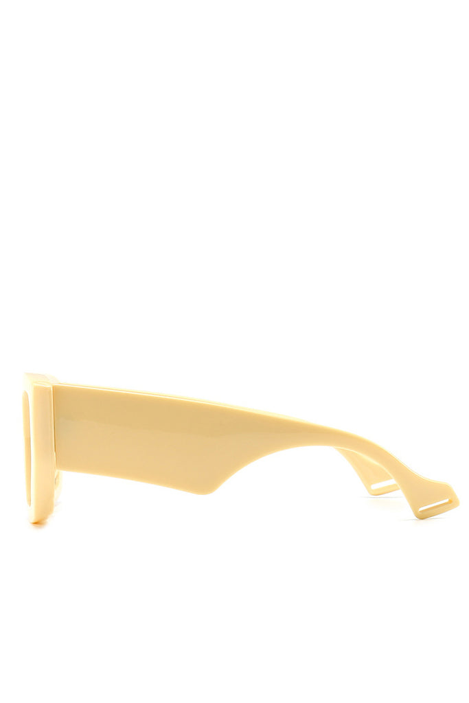 Amberta Braune quadratische modische Sonnenbrille