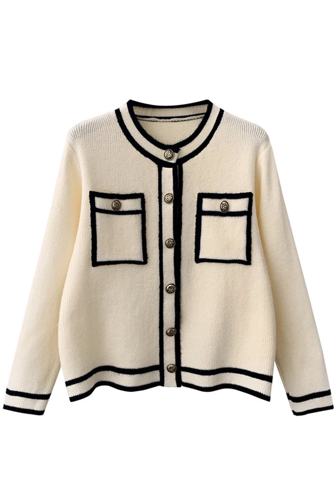 Willa Πλεκτή Ζακέτα με Μακριά Μανίκια | Γυναικεία Ρούχα - Πουλόβερ