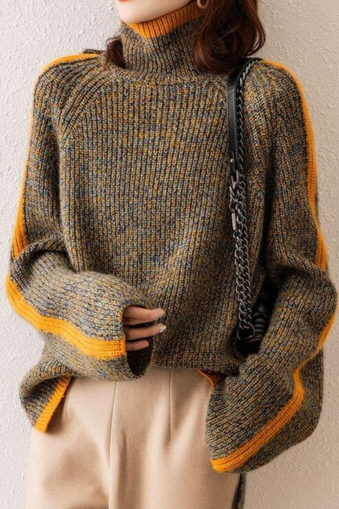 Everett Ασύμμετρο Πουλόβερ με Χοντρή Πλέξη | Γυναικεία Ρούχα - Πουλόβερ Πλεκτά