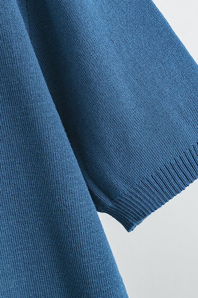 Farley Blue Strickset mit Oberteil und Hose