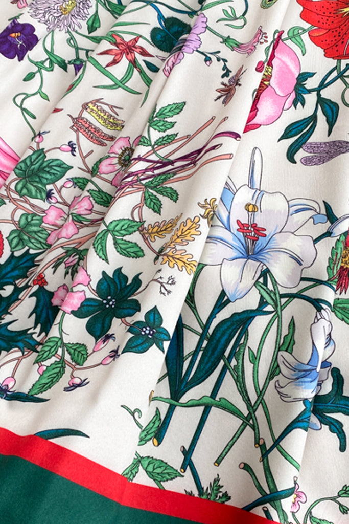 Audie bedrucktes Blumenkleid