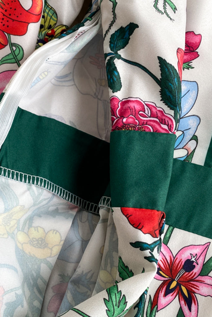 Audie bedrucktes Blumenkleid