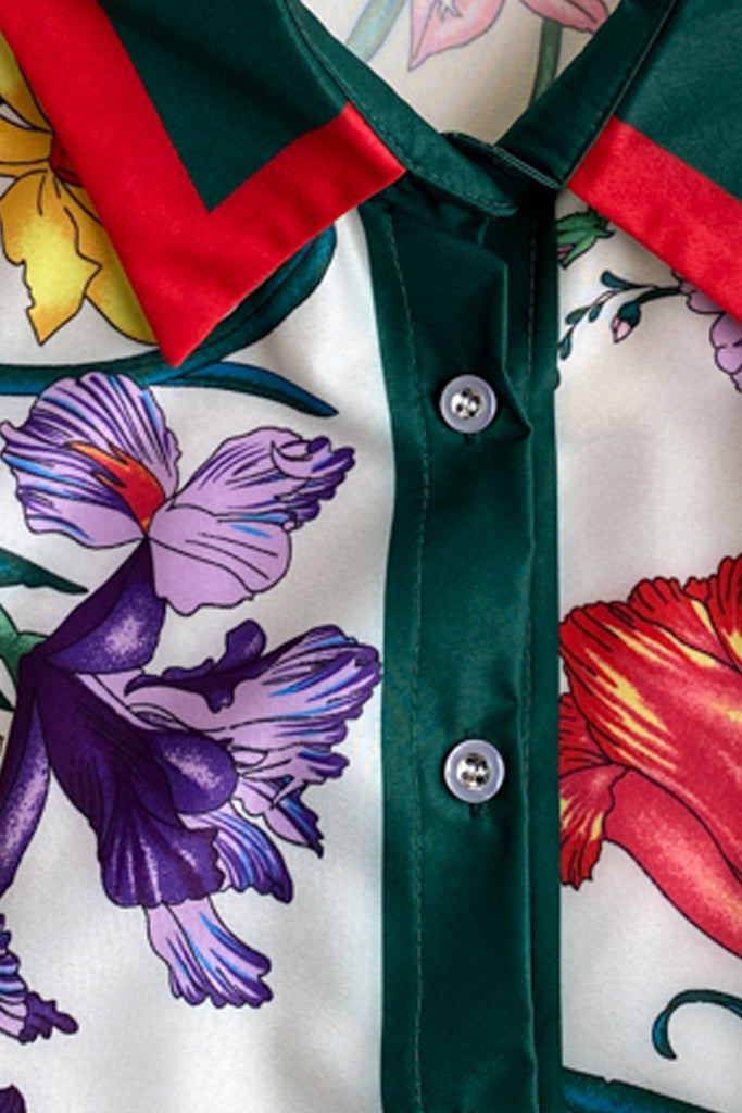 Audie bedrucktes Blumenkleid