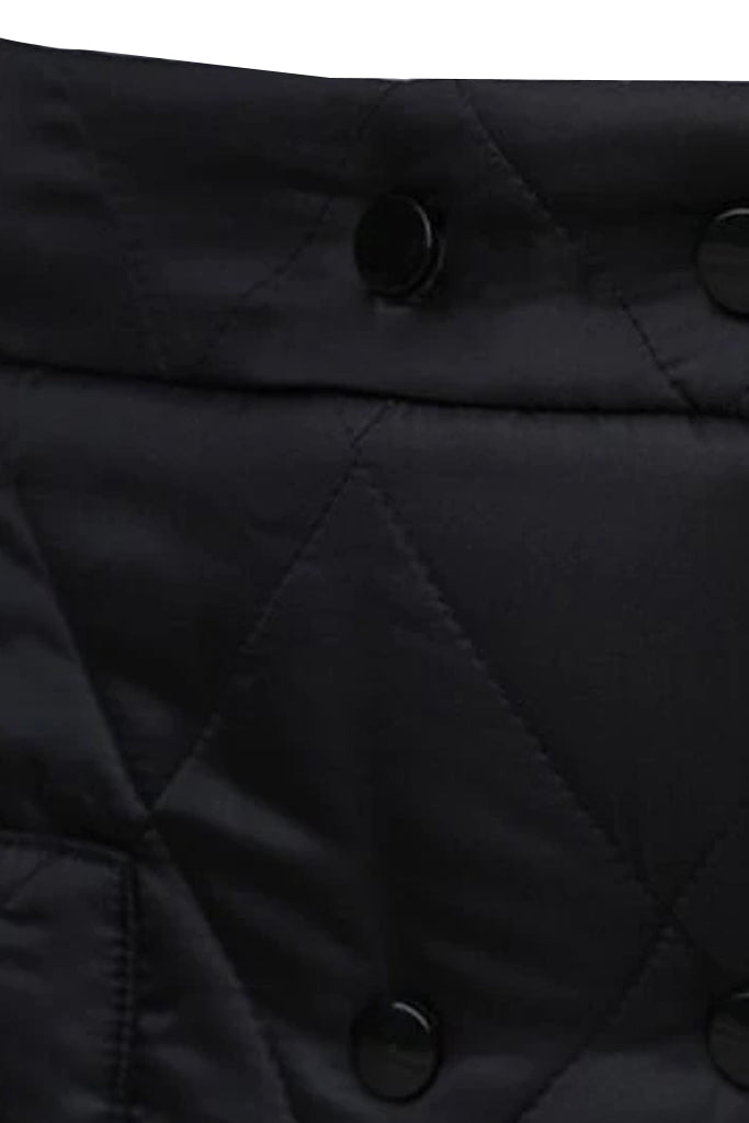 Susan Μαύρη Καπιτονέ Μίντι Φούστα | Γυναικεία Ρούχα - Φούστες