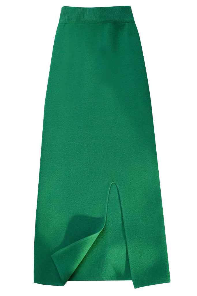 Nimy Πράσινη Πλεκτή Φούστα | Γυναικεία Ρούχα - Φούστες - Πλεκτά