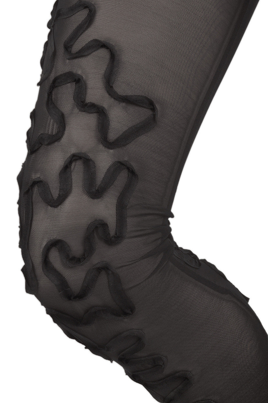 BEBAROQUE NETTLE Μαύρο Διαφανές Κολάν