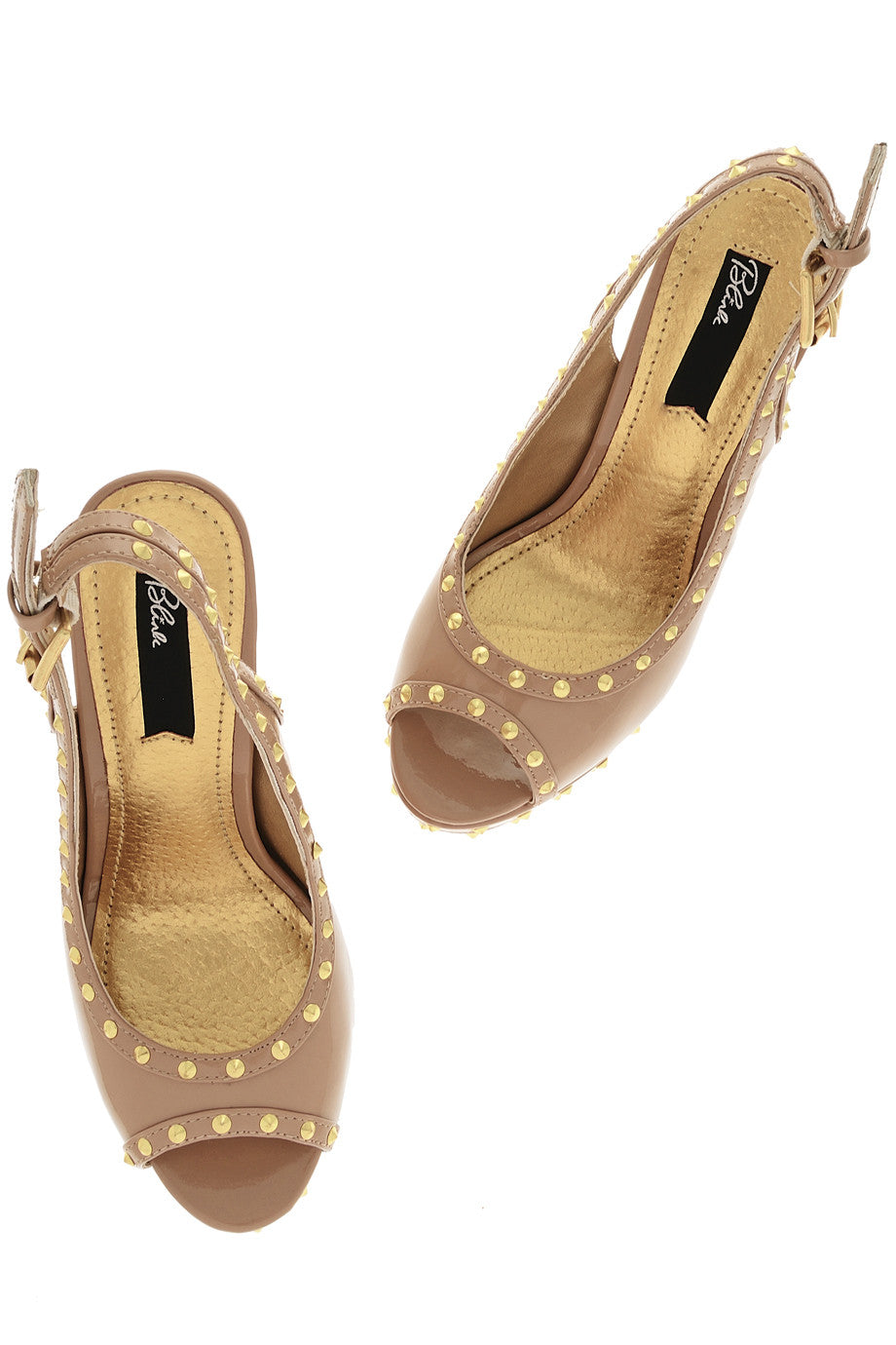 Μπεζ Ψηλοτάκουνα Πέδιλα - Blink | Γυναικεία Παπούτσια