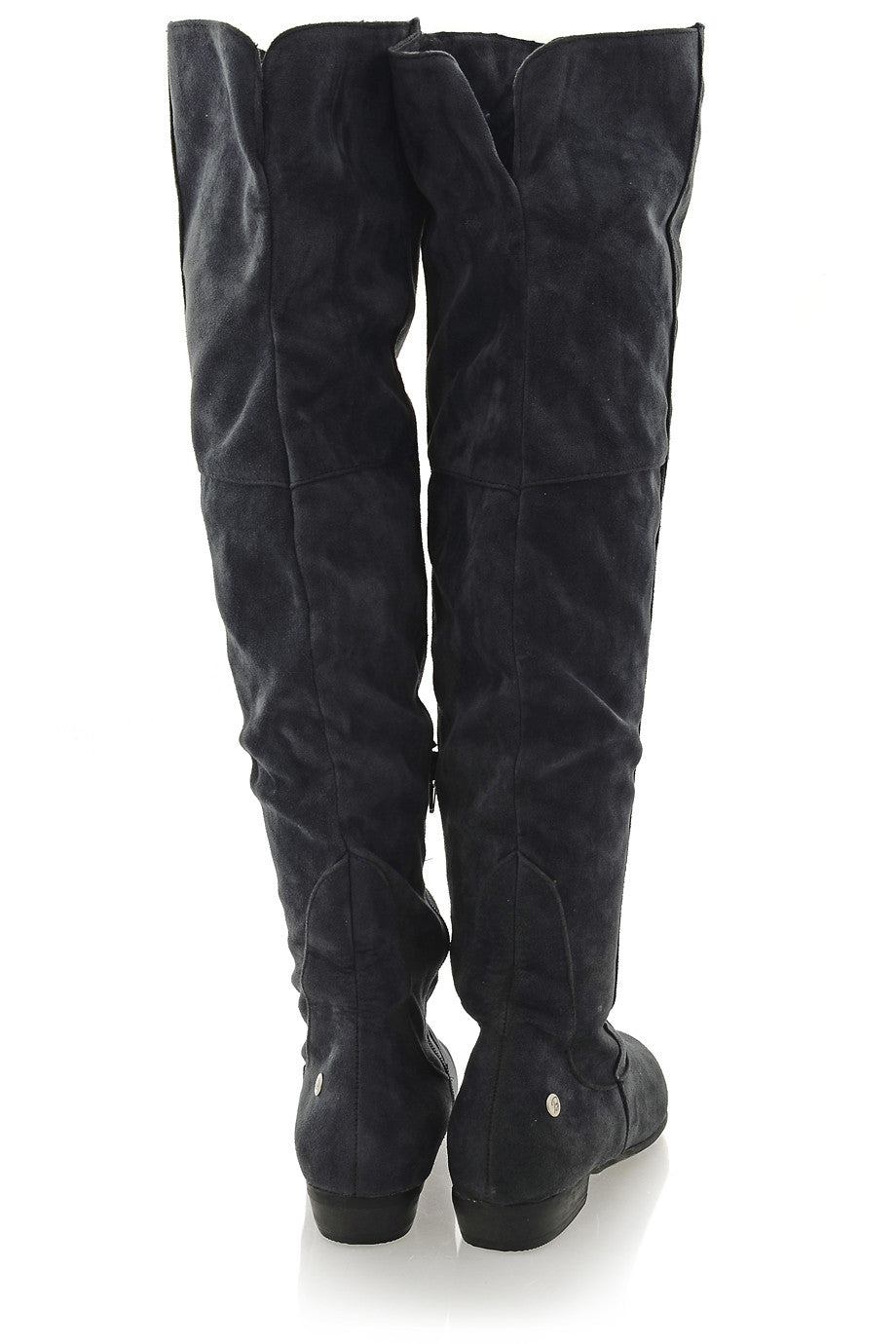 Γκρι Μπότες Πάνω από το Γόνατο - Blink | Γυναικεία Παπούτσια