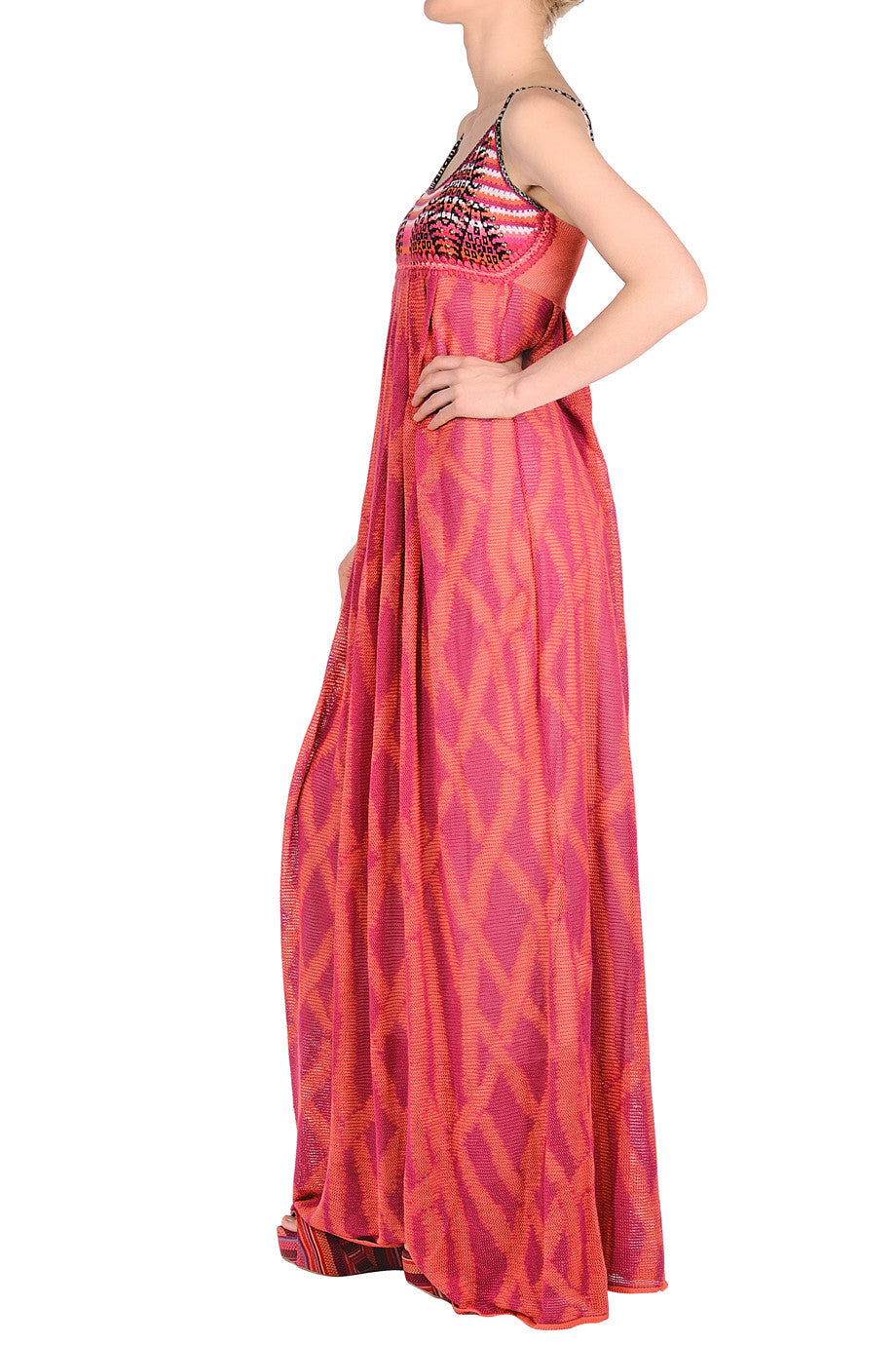 Φούξια Πλεκτό Φόρεμα | Φορέματα - Cecilia Prado