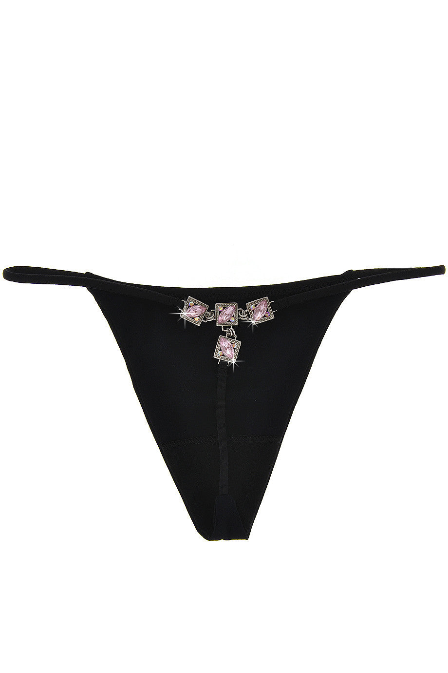 Μαύρο Στρινγκ με Κρύσταλλα - Christies | Γυναικεία Εσώρουχα