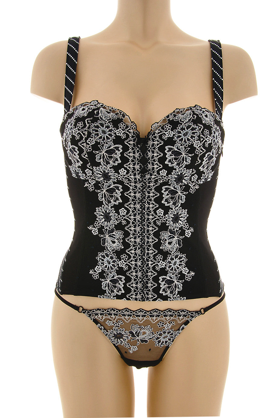 Μαύρο Διάφανο Στρινγκ - Cotton Club | Γυναικεία Εσώρουχα