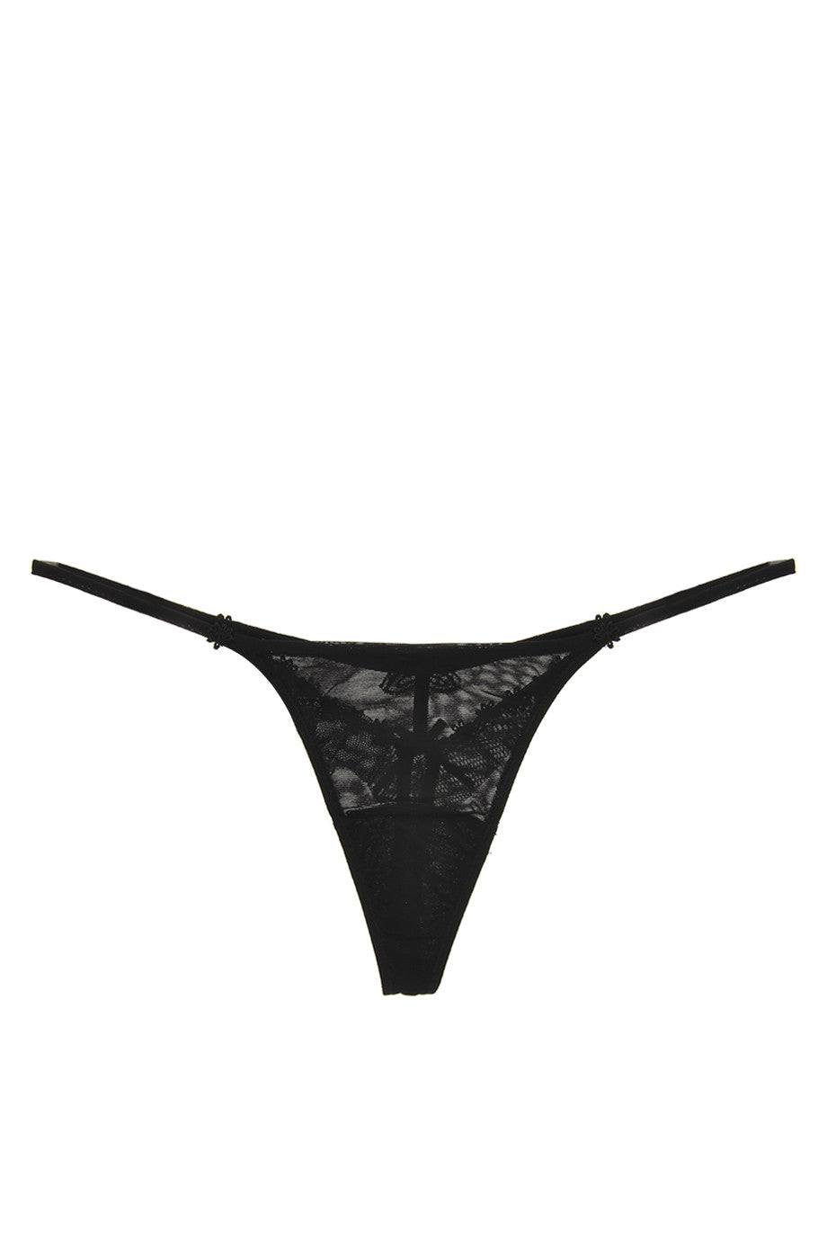 Μαύρο Στριγνκ Δαντέλα - Cotton Club | Γυναικεία Εσώρουχα