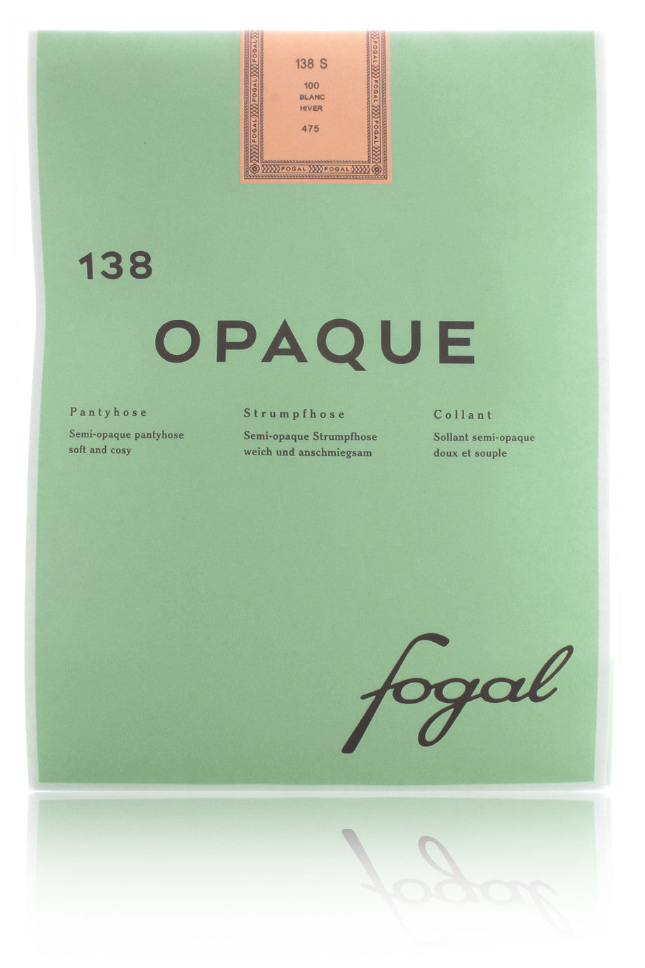FOGAL 138 OPAQUE 100 Λευκό Καλσόν