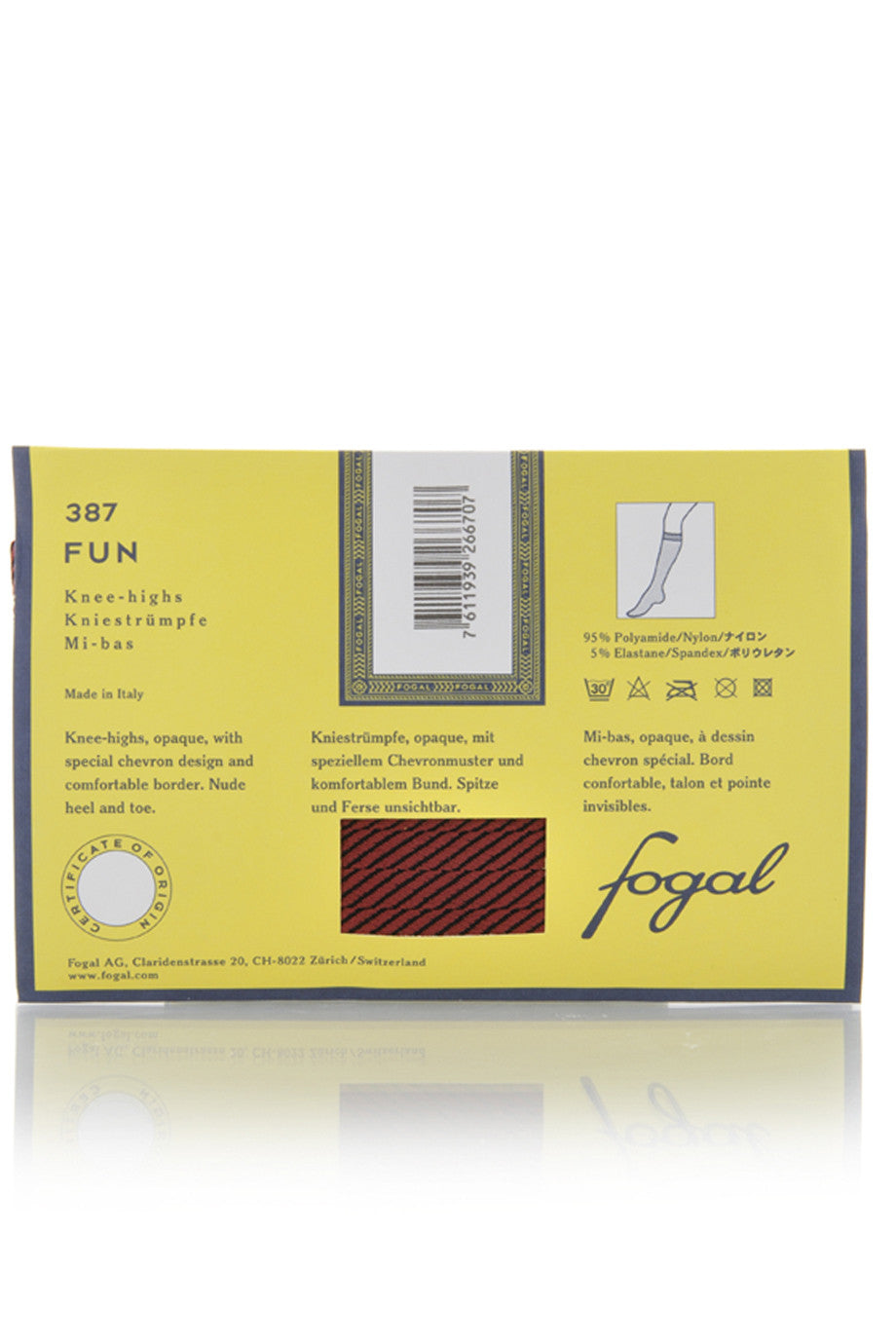 FOGAL 387 FUN Σκούρα Μπλε Καλτσάκια