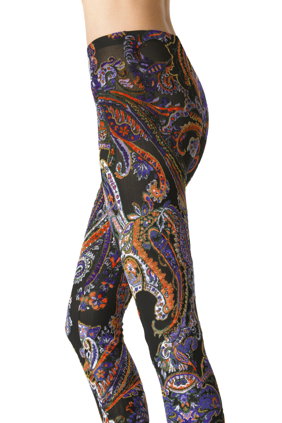 FOGAL 575 BOHEMIA Μοβ Πολύχρωμο Κολάν