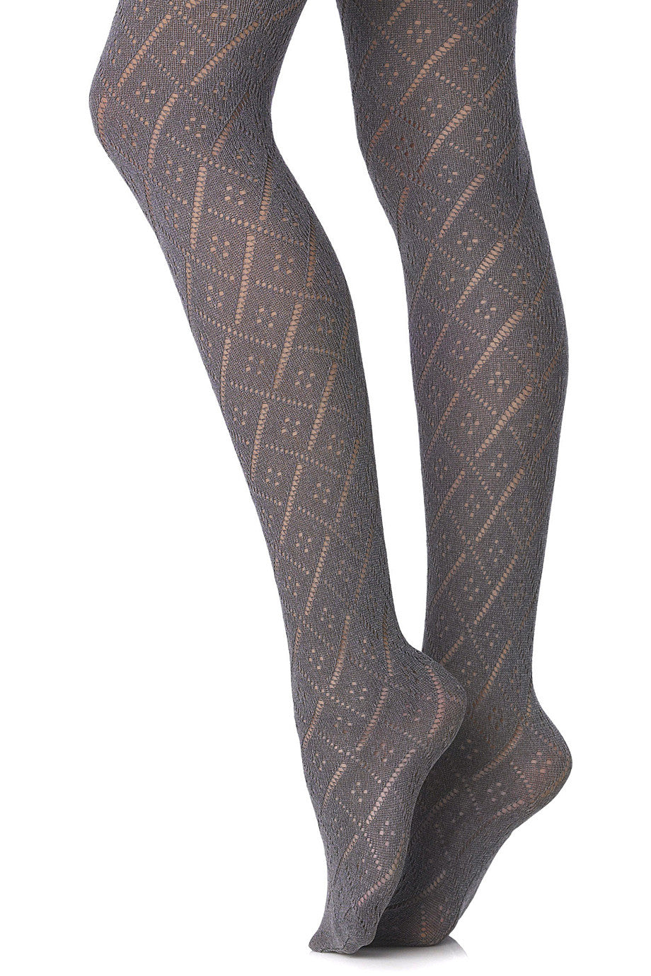 FOGAL 592 SOFTNESS Γκρι Πλεκτό Καλσόν