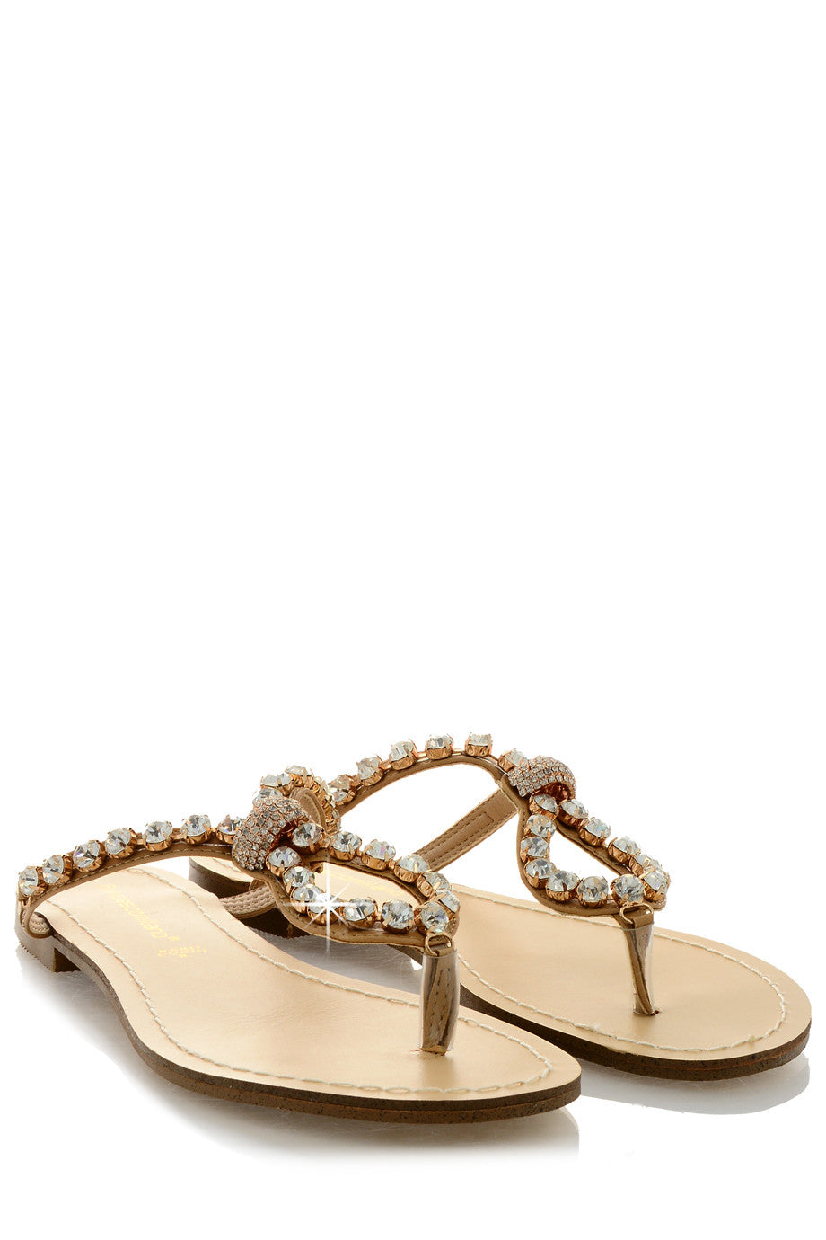 Σανδάλια με Κρύσταλλα - Francesco Milano | Γυναικεία Παπούτσια