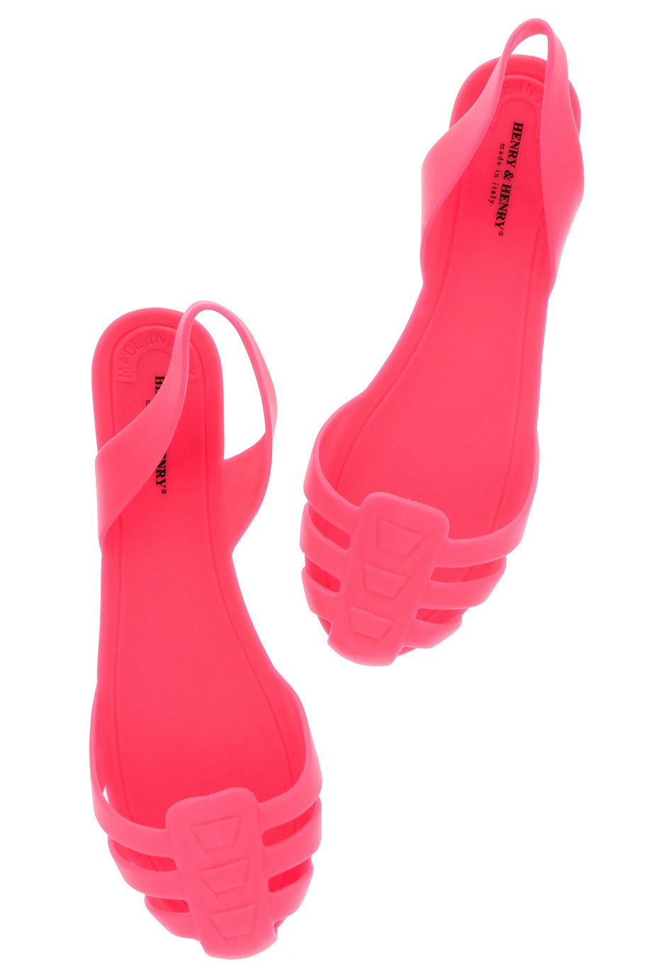 Φούξια Λαστιχένια Πέδιλα - Henry & Henry | Γυναικεία Παπούτσια