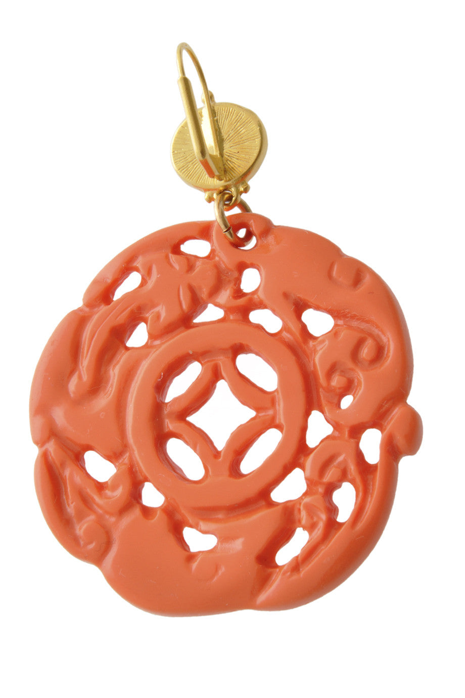 Κοραλί Σκουλαρίκια - Kenneth Jay Lane | Κοσμήματα