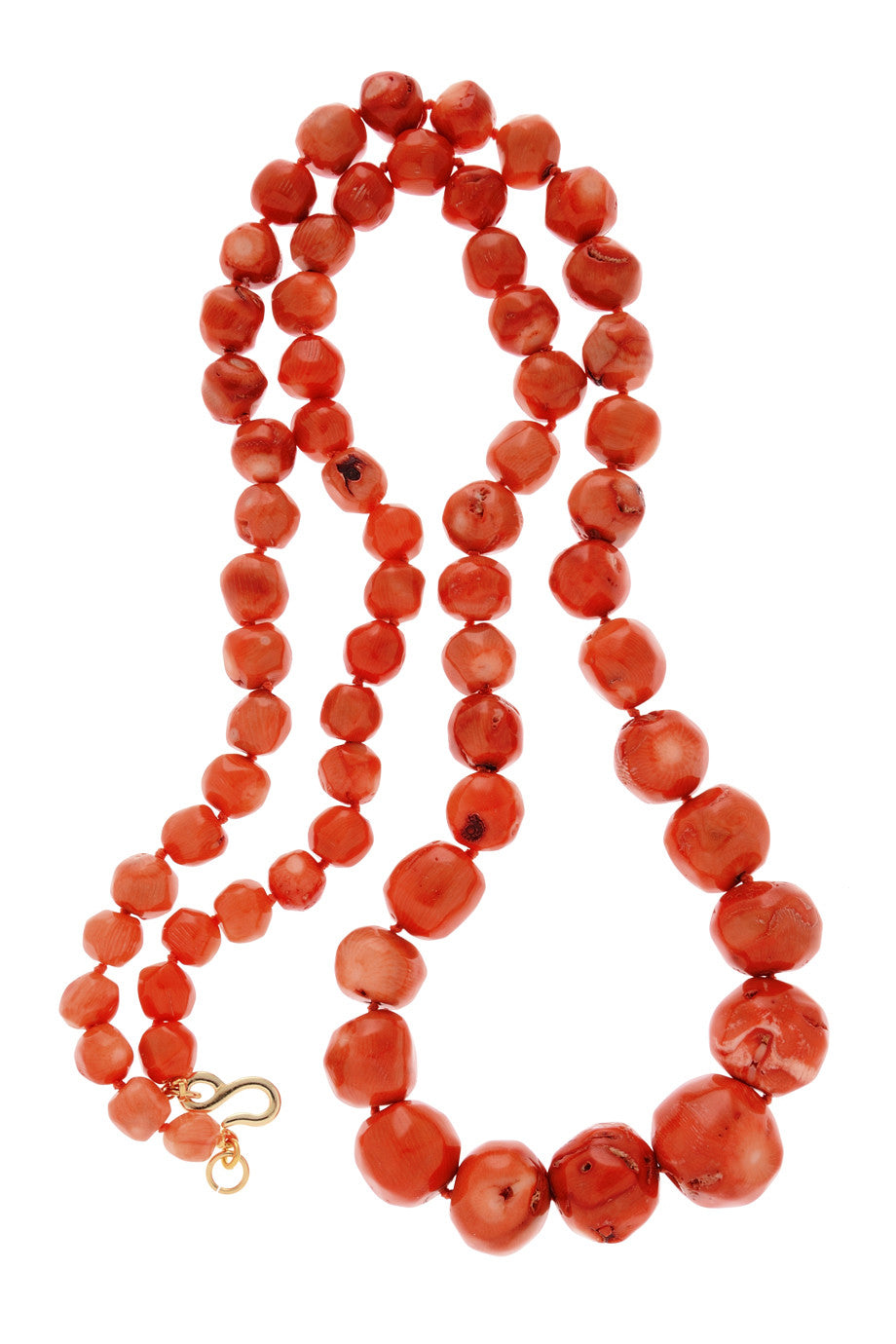 Κοραλλί Μακρύ Κολιέ με Πέτρες - Kenneth Jay Lane | Κοσμήματα