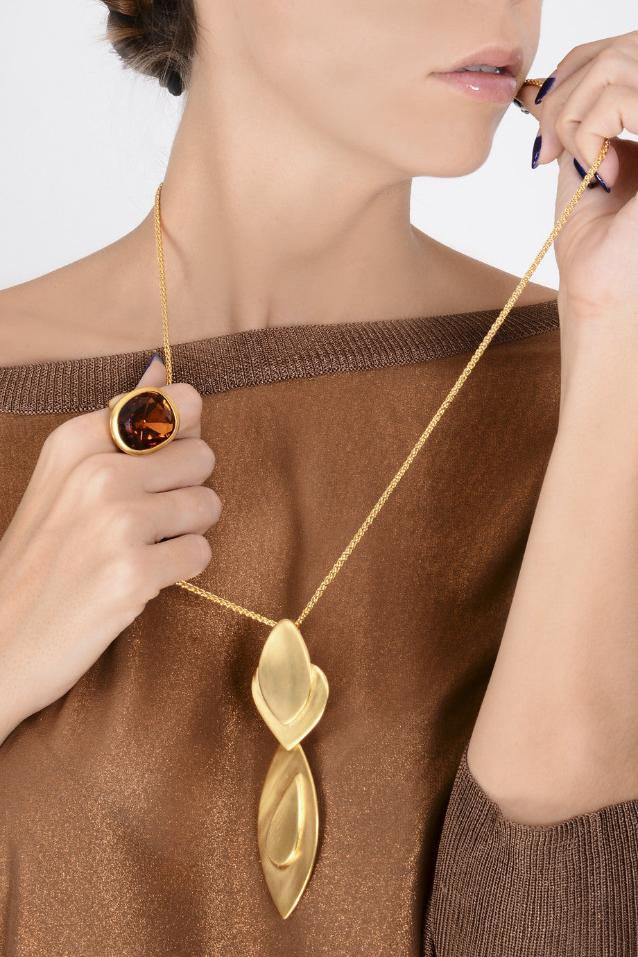 Χρυσό Μενταγιόν - Kenneth Jay Lane | Κοσμήματα