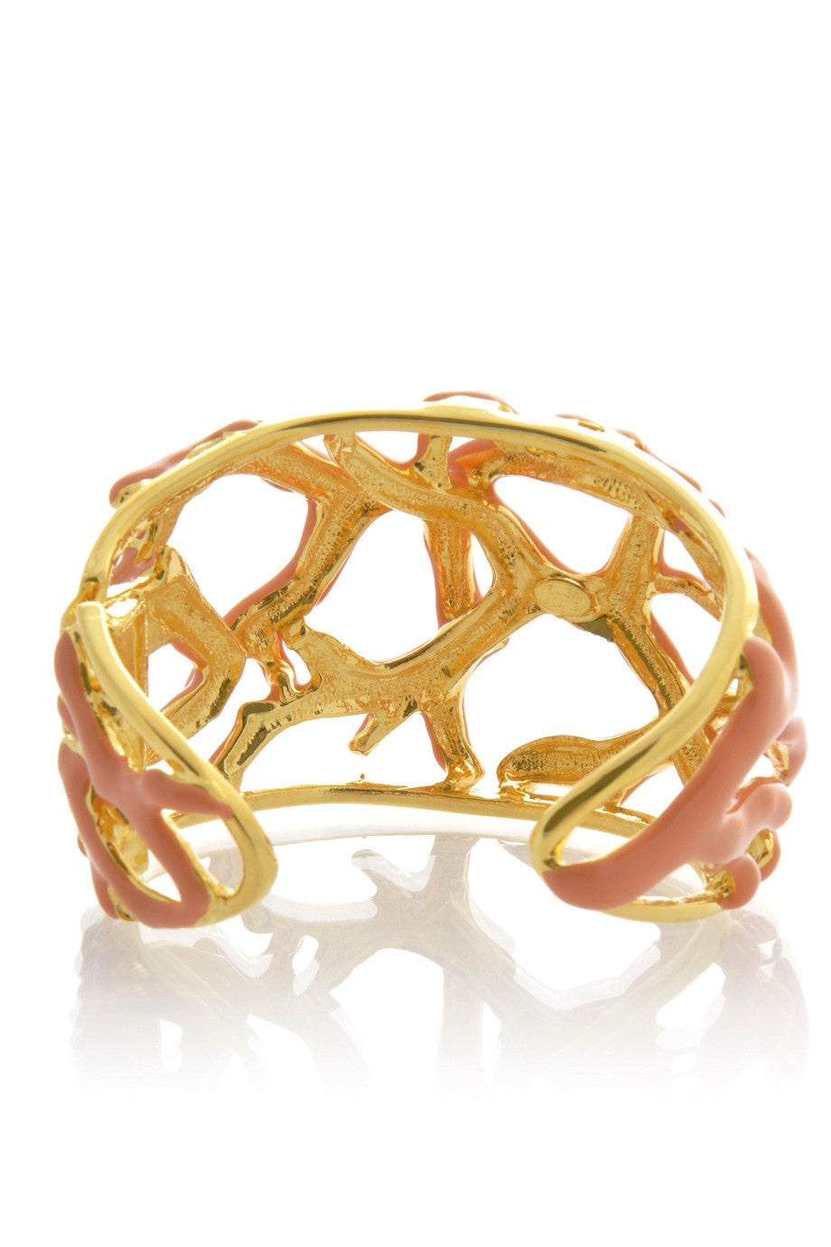 Κοραλλί Βραχιόλι Χειροπέδα - Kenneth Jay Lane | Κοσμήματα