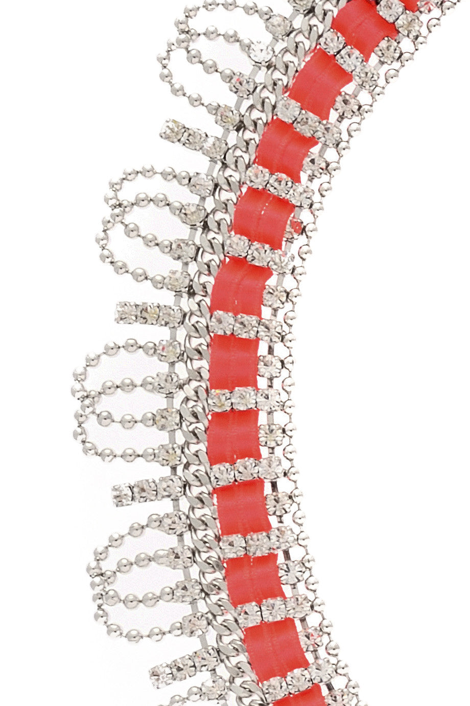 Ασημένιο Κολιέ με Κρύσταλλα - Lk Designs | Κοσμήματα