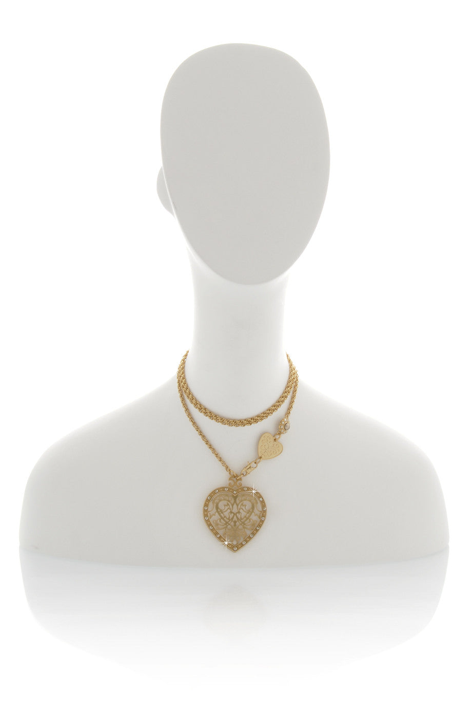 Χρυσό Μενταγιόν με Κρύσταλλα - Lk Designs | Κοσμήματα