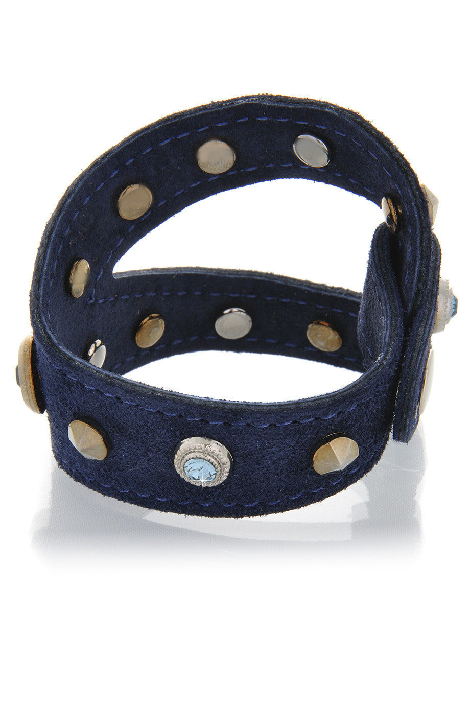Δερμάτινο Μπλε Βραχιόλι - Lk Designs | Κοσμήματα