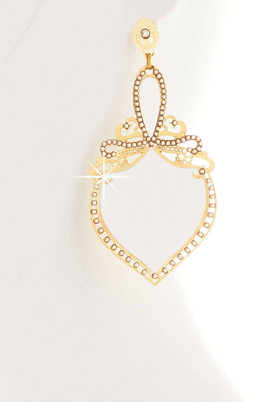 Λευκά Σκουλαρίκια - Lk Designs | Κοσμήματα