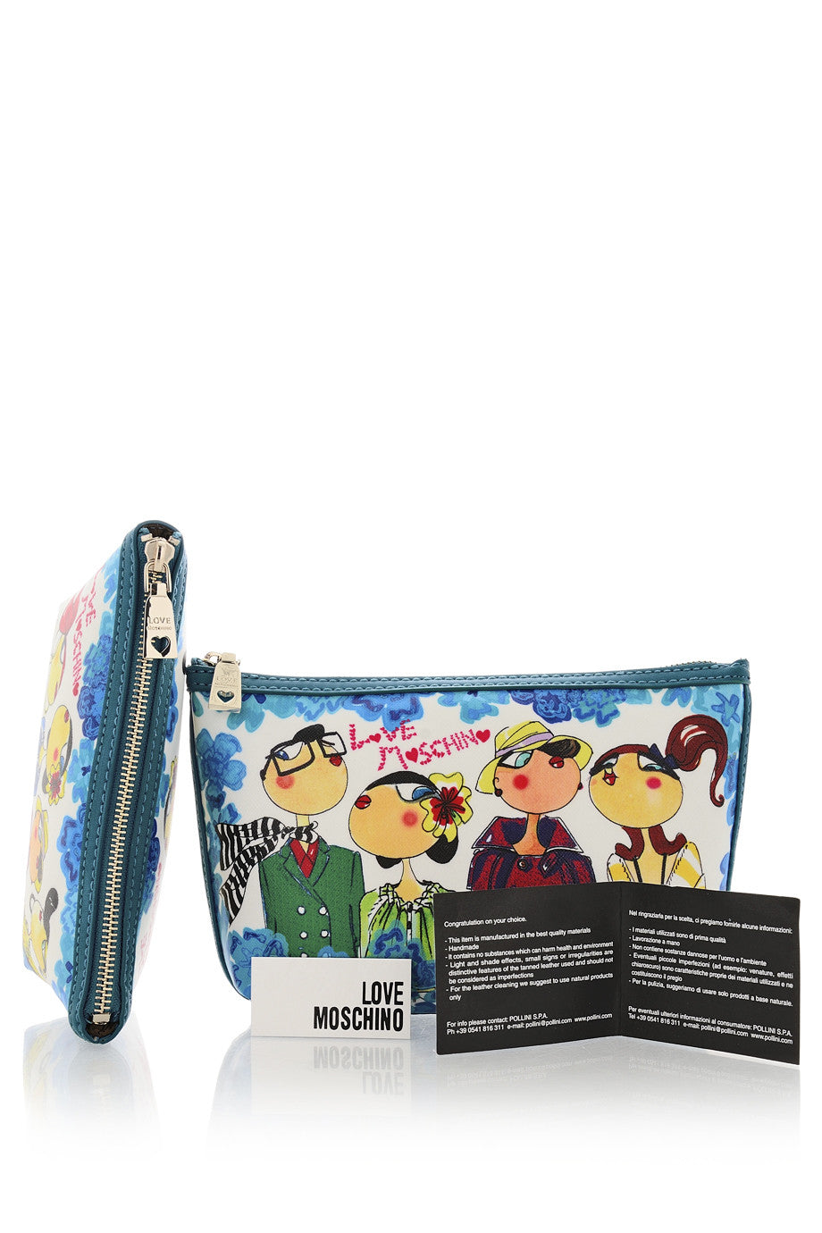 AMICI DI STILE Blue Handbags Set