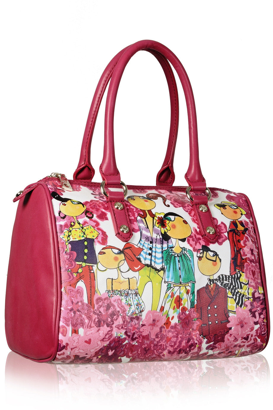FASHION WORLD Fuchsia Bag