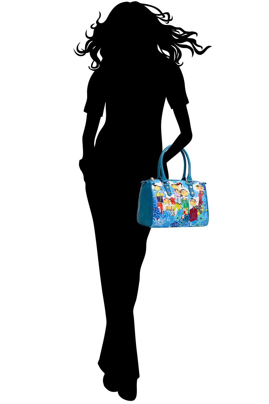 FASHION WORLD Blue Boulet