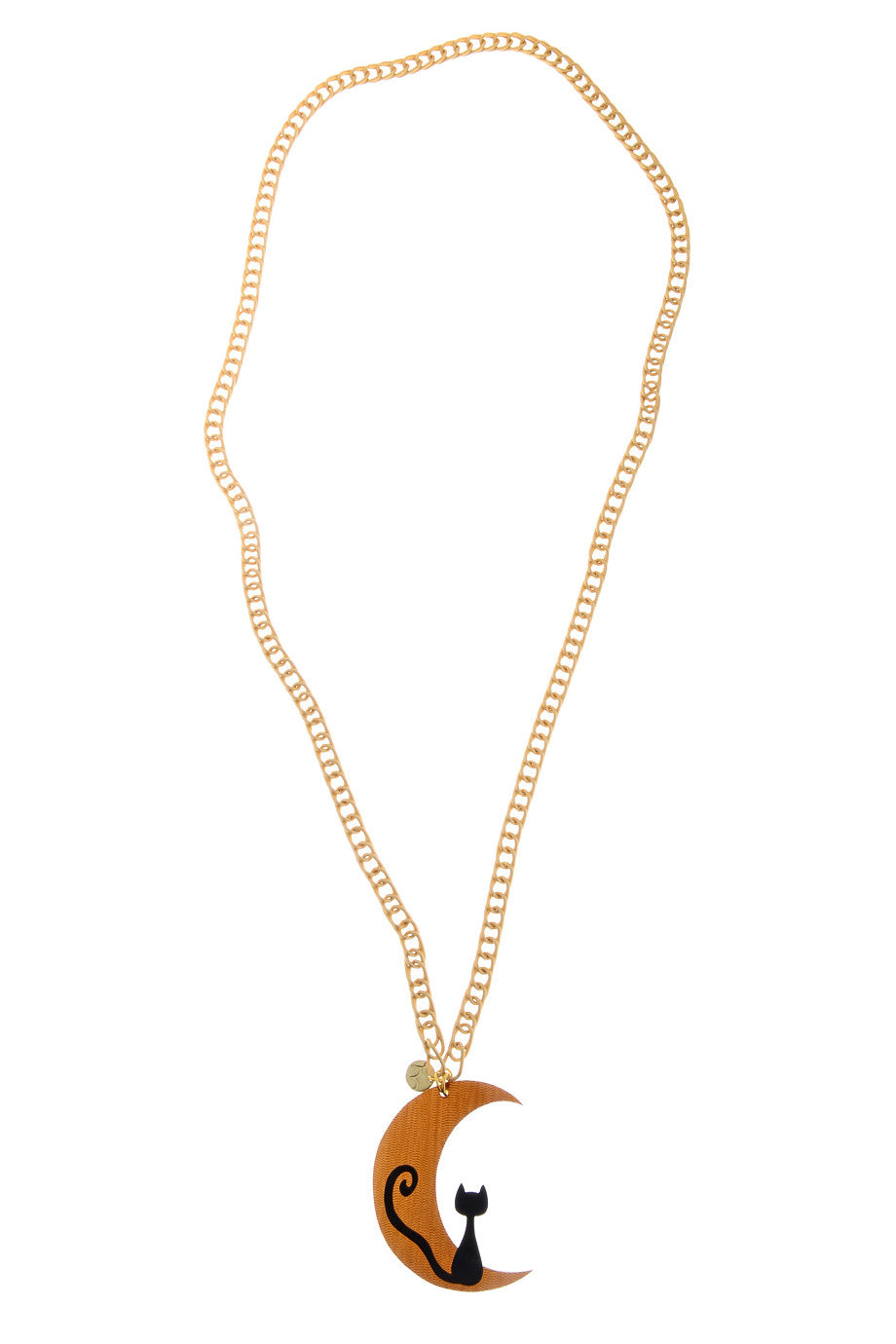 Καφέ Κολιέ με Μισοφέγγαρο - Mancoti | Κοσμήματα