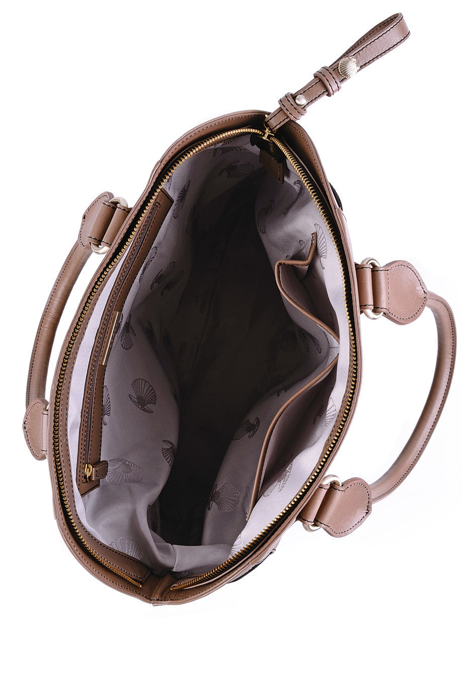 KELIS Large Brown Leather Bag