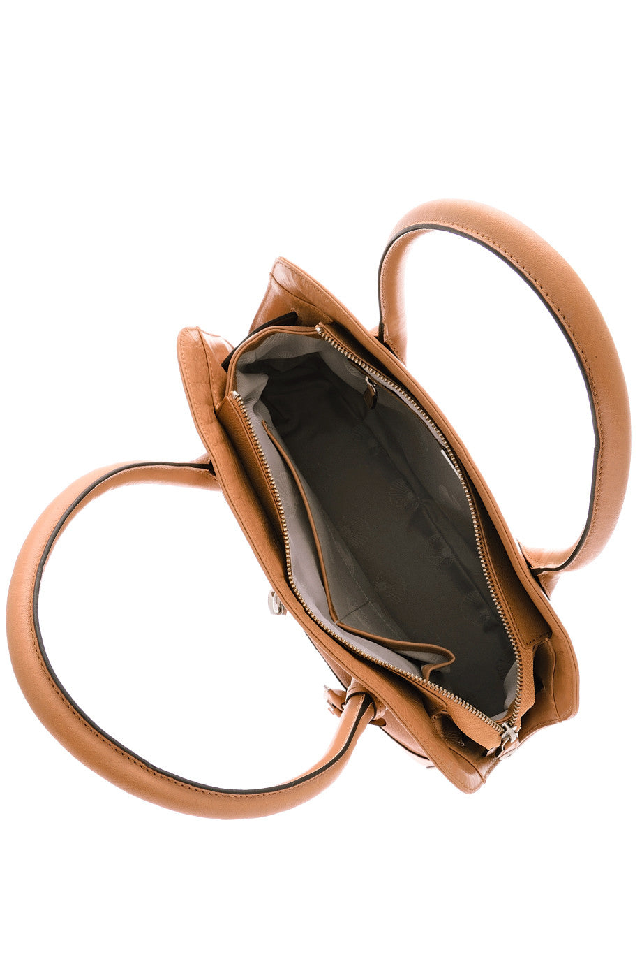 KRISTEN Brown Leather Shoulder Bag